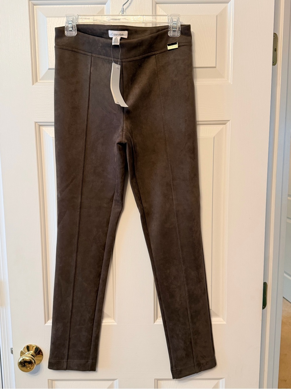 Calvin Klein Women’s Dark Brown Ponte Jeggings